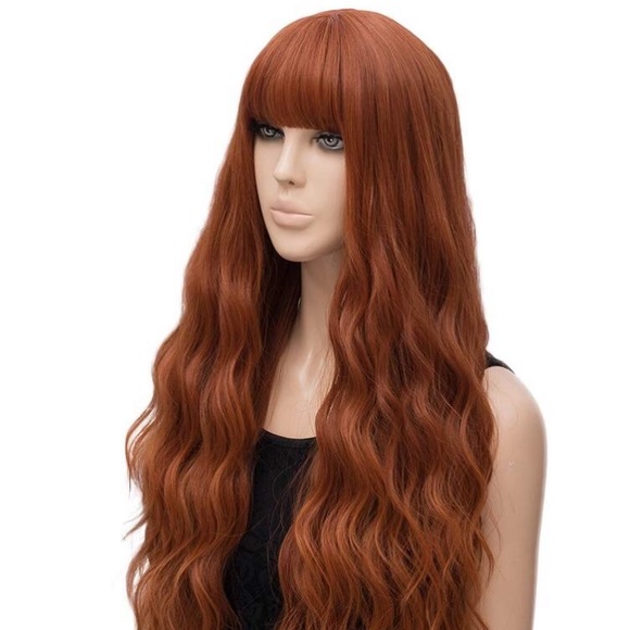 🦄 Siya ORANGE RUST COLOR FESTIVAL Wig💙*NWT* - Picture 3 of 5